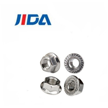 A2-70 A4-70 Zinc Stainless Steel Din6923 Hex Flange Nut M10 M8 Custom
