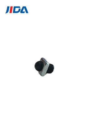 Cold Heading Blue White Zinc Plated Hex Head Cap Bolt M3x5.5mm