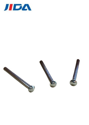 C1008 Blue White Zinc Plated Tubular Semi Hollow Rivets Dia 2.5x33