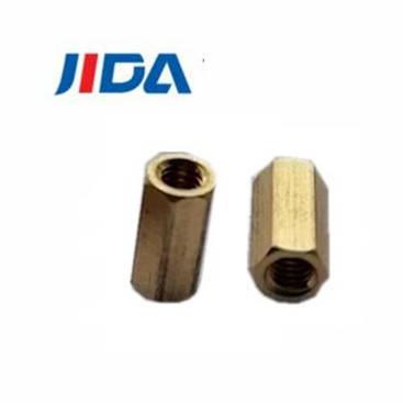 Long Coupling Hex Nut Screws Galvanized Brass M12 1.25 Bolts DIN6334
